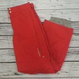 Nearly new Burton formula snowboard skiing pants sm women’s red snow pants small